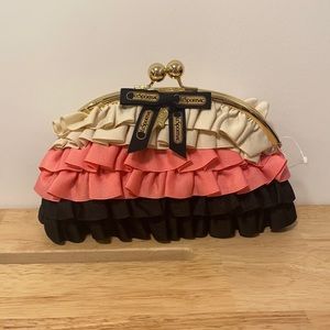 LeSportsac Ruffled Clutch/Pouch